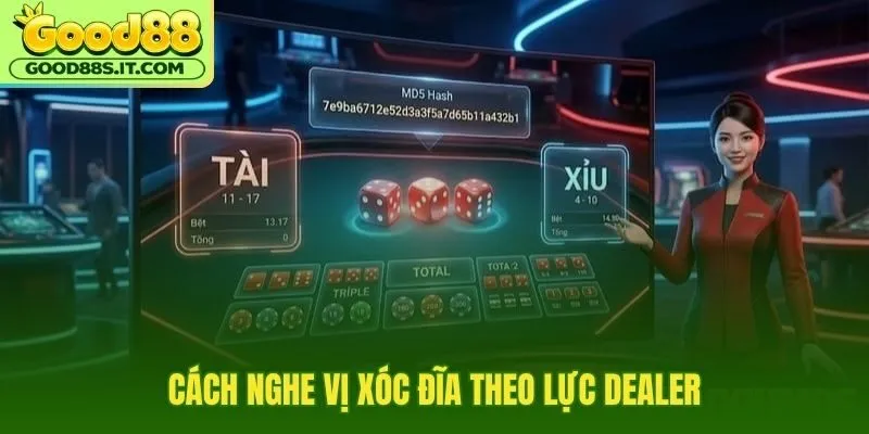 Cách nghe vị xóc đĩa theo lực tay Dealer