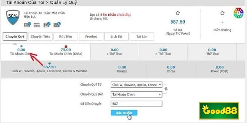 Thực hiện chuyển quỹ Thực hiện chuyển quỹ