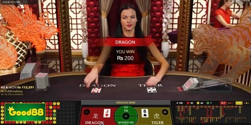 Các cửa cược phổ biến trong game Rồng Hổ